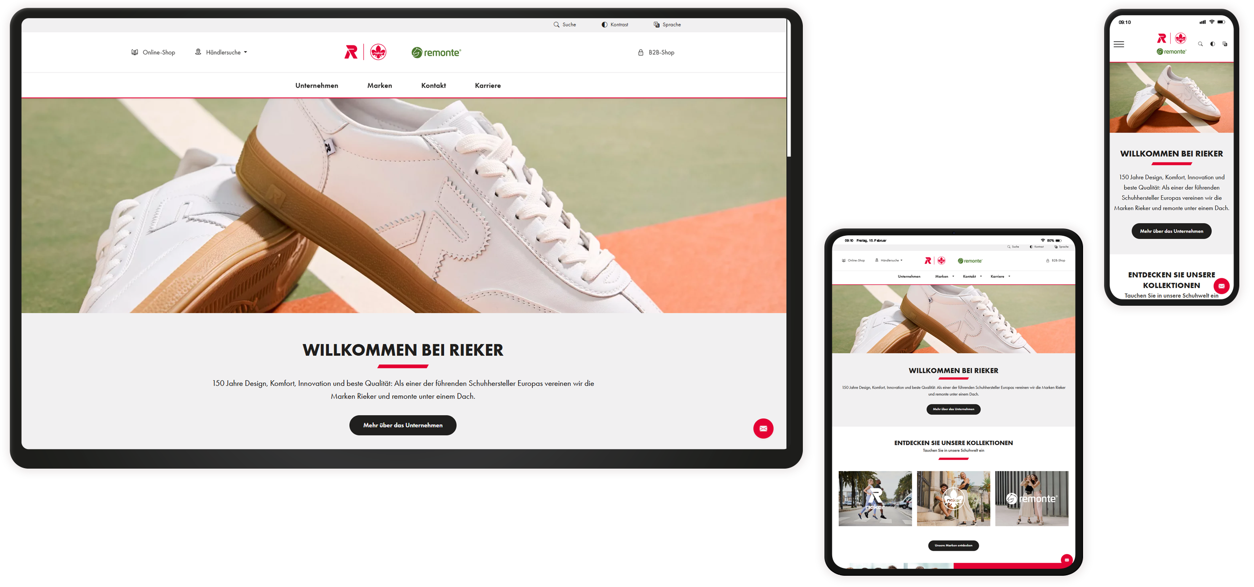 Startseite Mockup Riekerworld Startseite